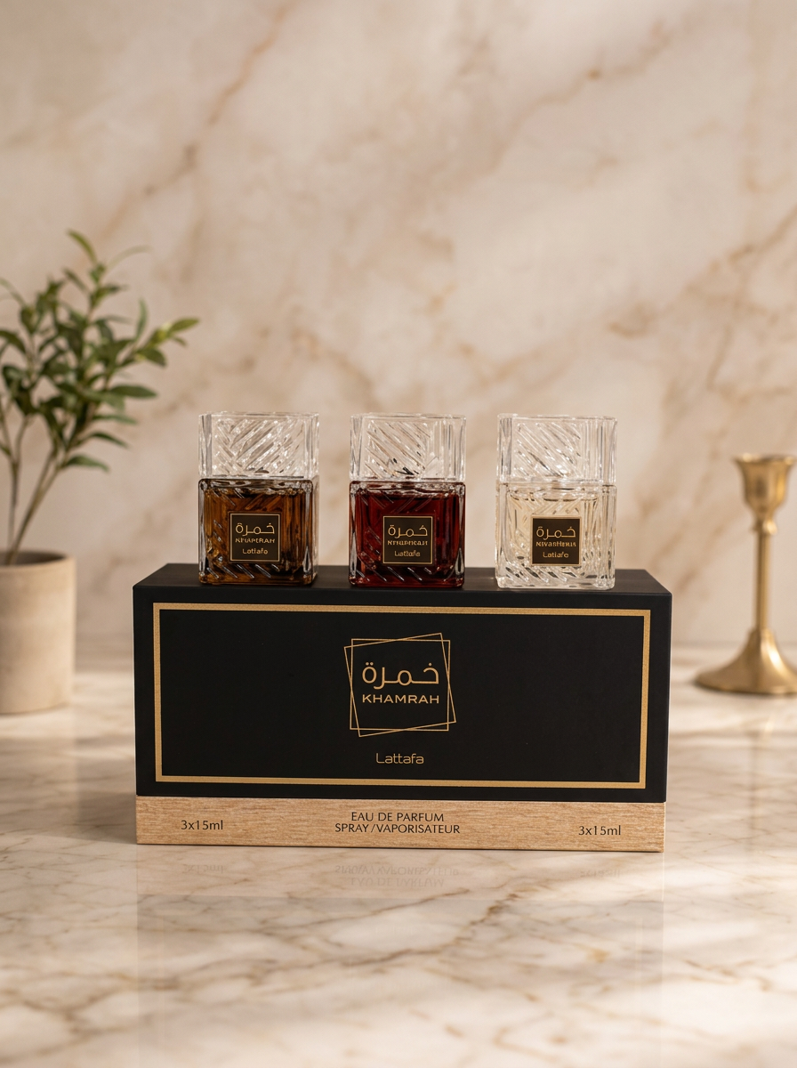 Khamrah Mini Set 3×15 ml de Lattafa